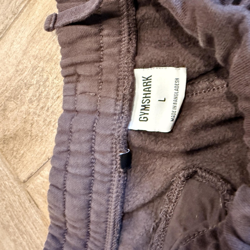 Gymshark Jogger Pants Mens L gray Sweatpants Tapered Drawstring Pockets - Picture 3 of 14